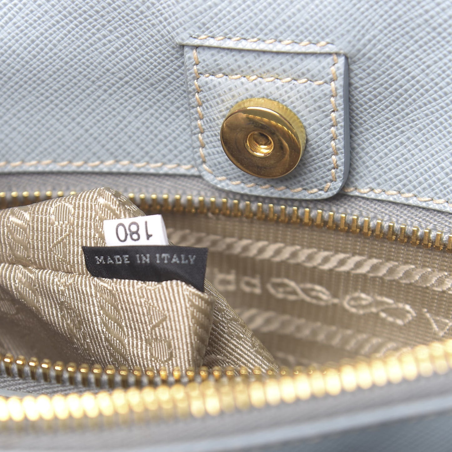 Saffiano Lux Small Tote Lago