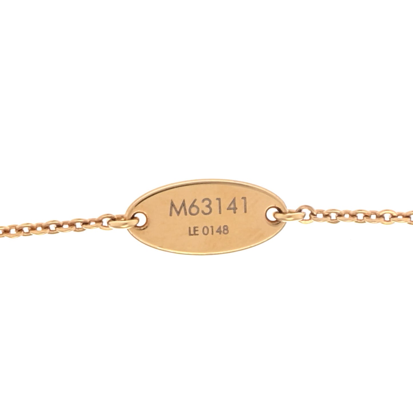 Nanogram Name Tag Necklace Gold