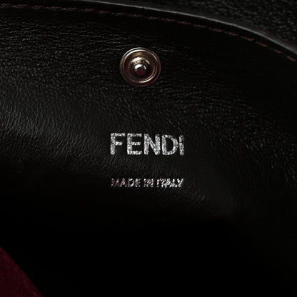 Fendi Vitello Seta Light Camoscio Medium Peekaboo X-Lite Amido Ciclamino 6 of 11
