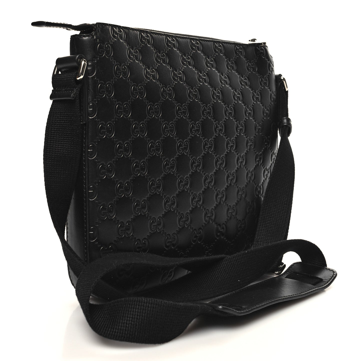 Guccissima Signature Small Messenger Bag Black