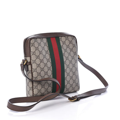 Gucci GG Supreme Monogram Web Small Ophidia Messenger Bag Brown 3 of 10