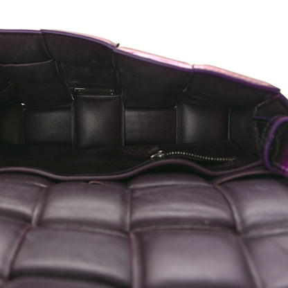 Bottega Veneta Glossy Nail Polish Nappa Maxi Intreccio Padded Cassette Crossbody Bag Holographic 5 of 11