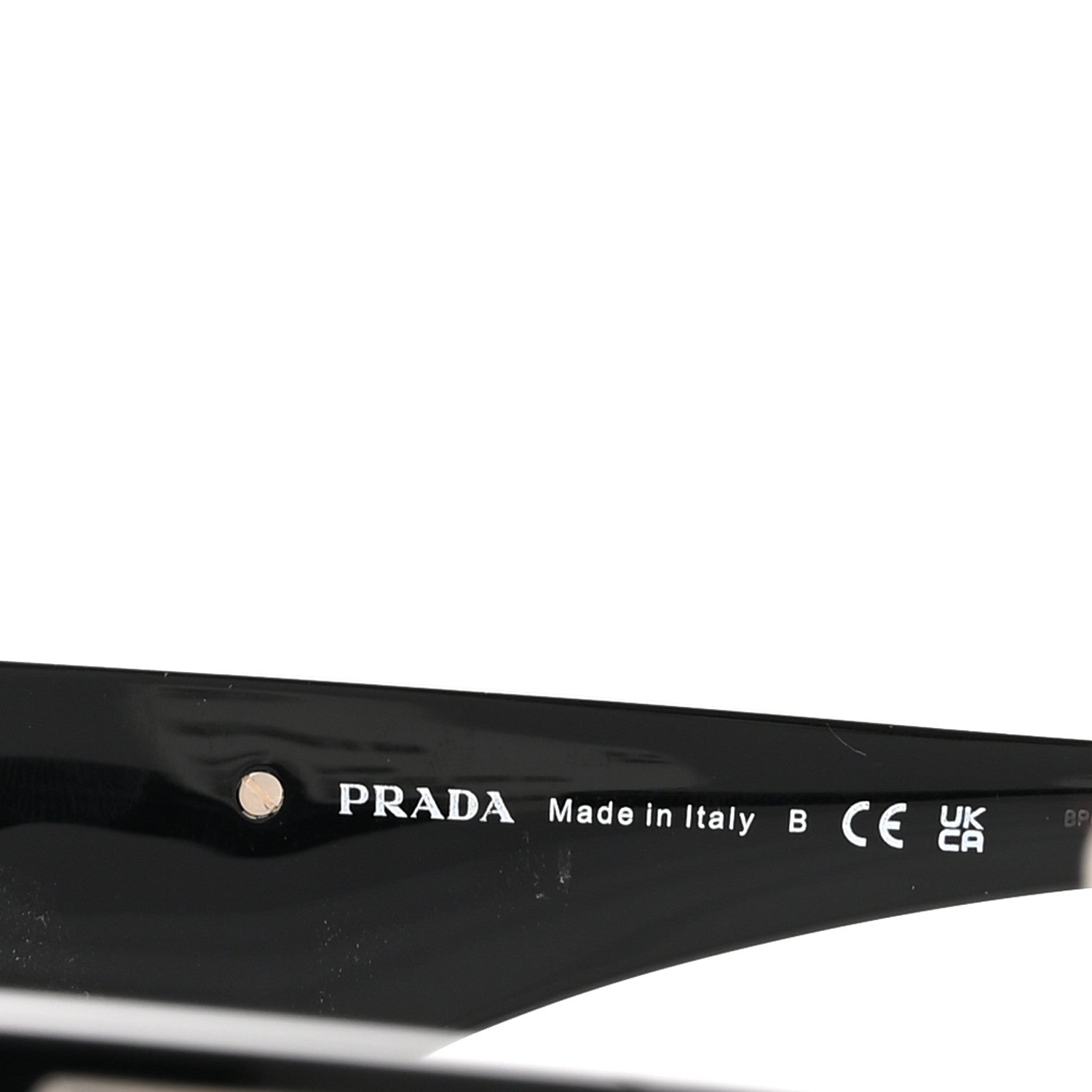 Prada Acetate Symbole Sunglasses SPR 13Z Black 5 of 6