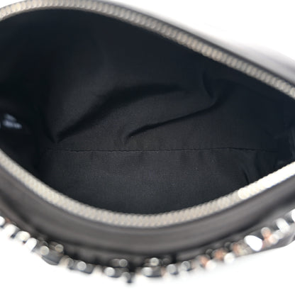 Alexander Wang Satin Crystal Logo Micro Marquess Bag Black 5 of 8