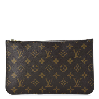 Louis Vuitton Monogram Neverfull MM GM Pochette 1 of 11
