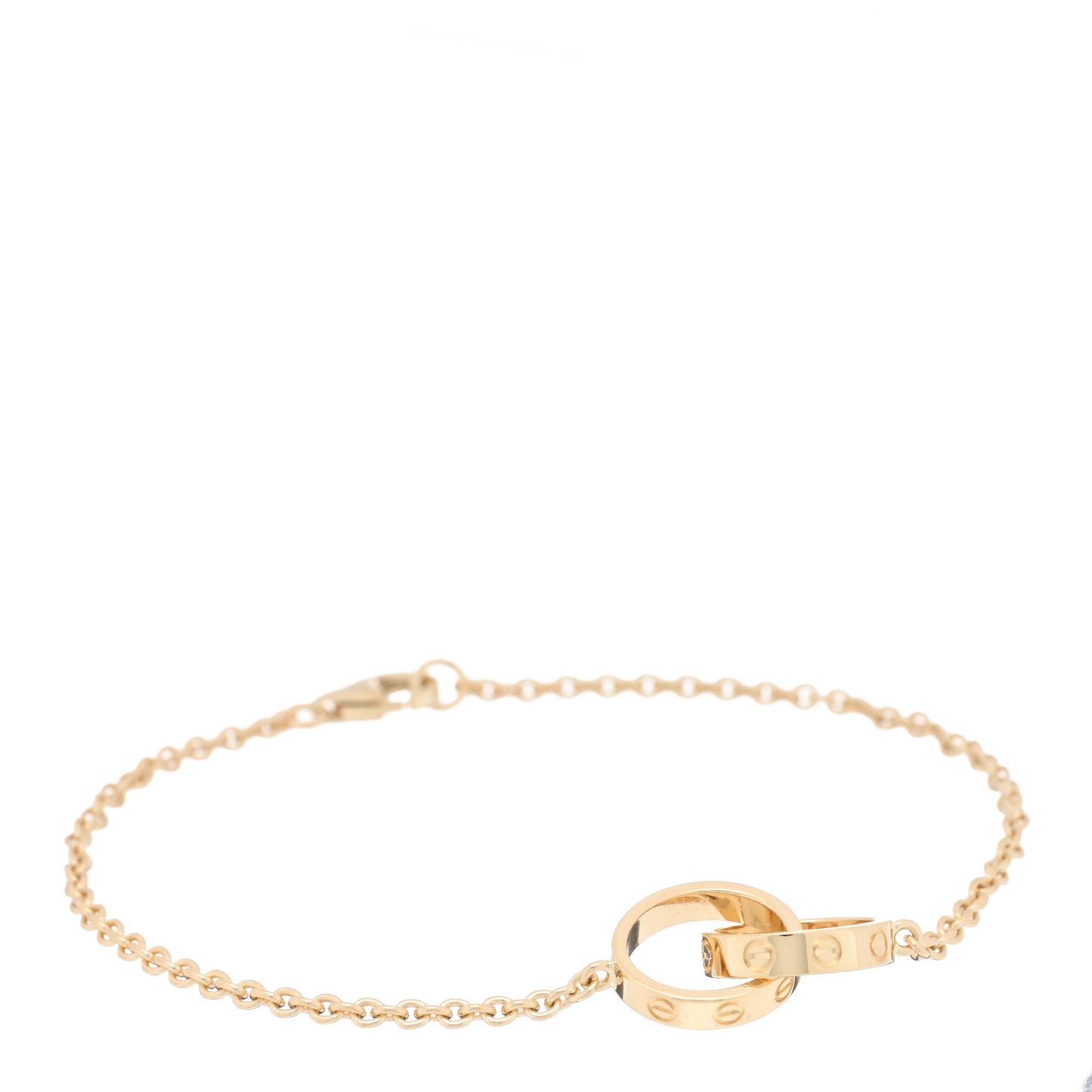 18K Yellow Gold Interlocking LOVE Bracelet