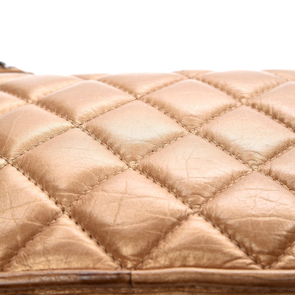 Chanel Aged Calfskin Vintage Ligne Flap Gold 15 of 15