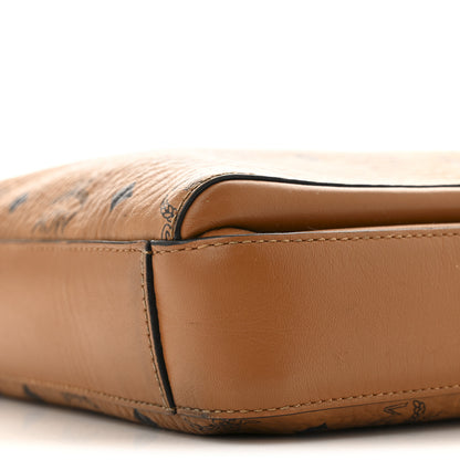 MCM Calfskin Visetos Ottomar Messenger Cognac 10 of 15