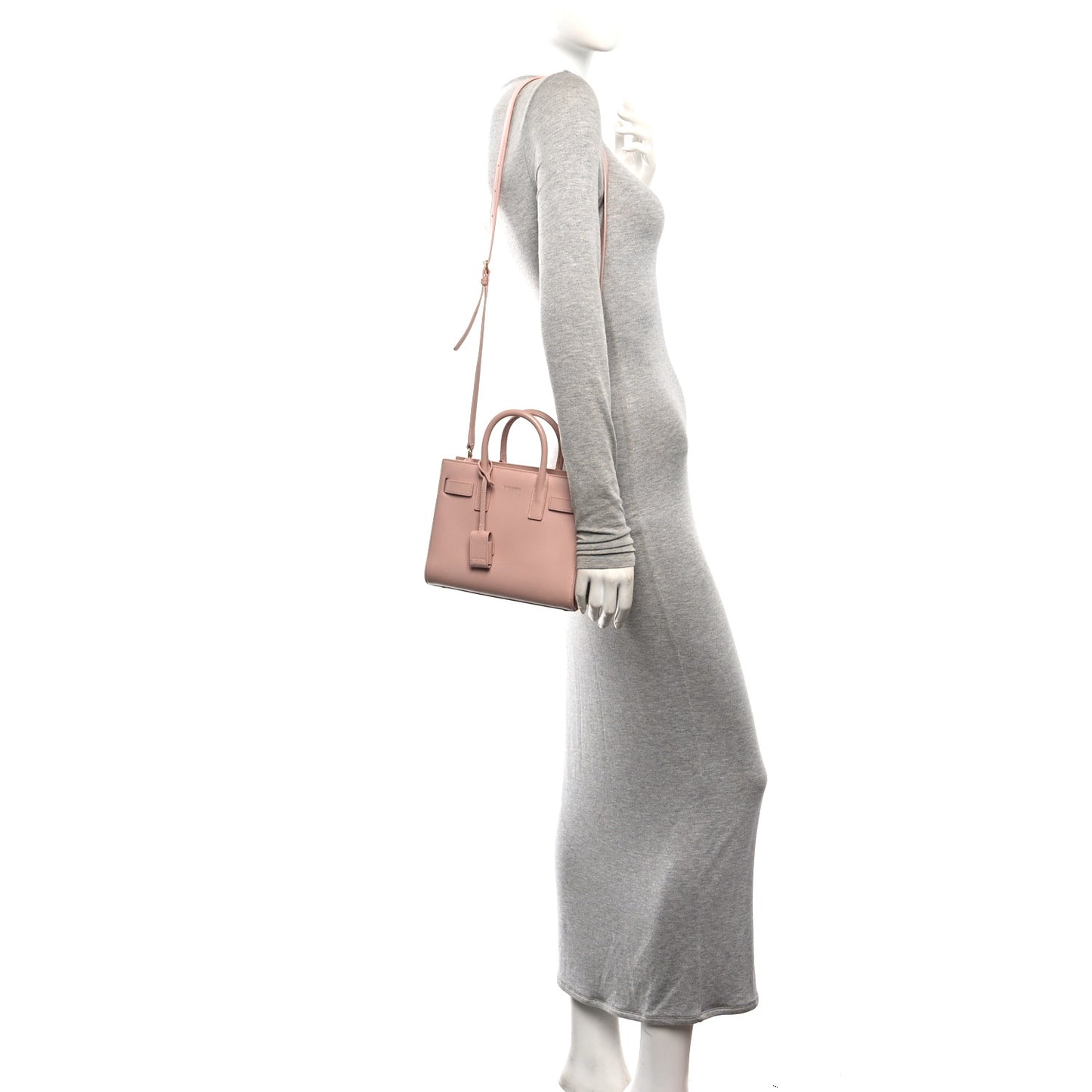Calfskin Nano Sac De Jour Pale Pink