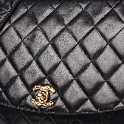 Chanel Lambskin Quilted Tassel Flap Camera Case Black 13 of 13