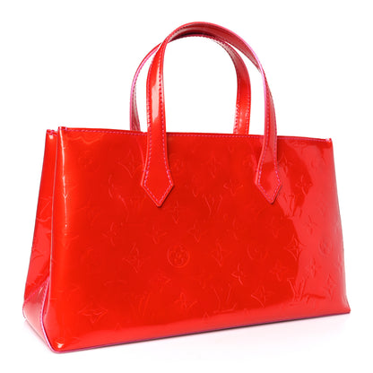 Louis Vuitton Vernis Wilshire PM Orange Sunset 3 of 8