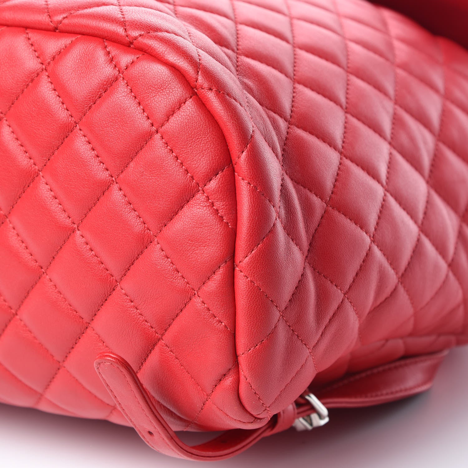 Chanel Lambskin Quilted Large Urban Spirit Backpack Red 9 of 9