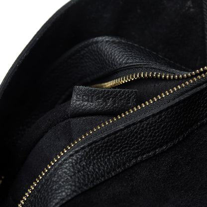 Celine Soft Grained Calfskin Small Belt Cabas Phantom Black 9 of 9