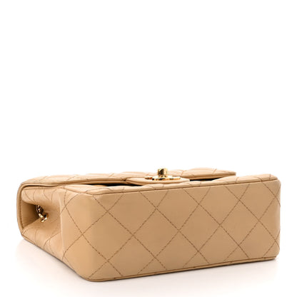 Chanel Lambskin Quilted Mini Square Flap Beige 4 of 10