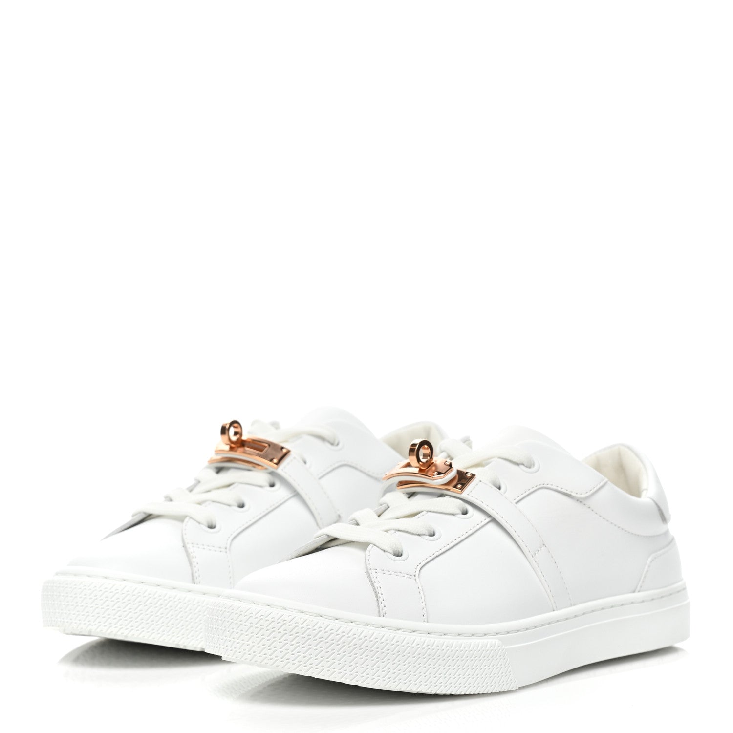 Hermes Calfskin Day Sneakers 36 White 3 of 8
