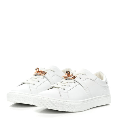 Hermes Calfskin Day Sneakers 36 White 3 of 8