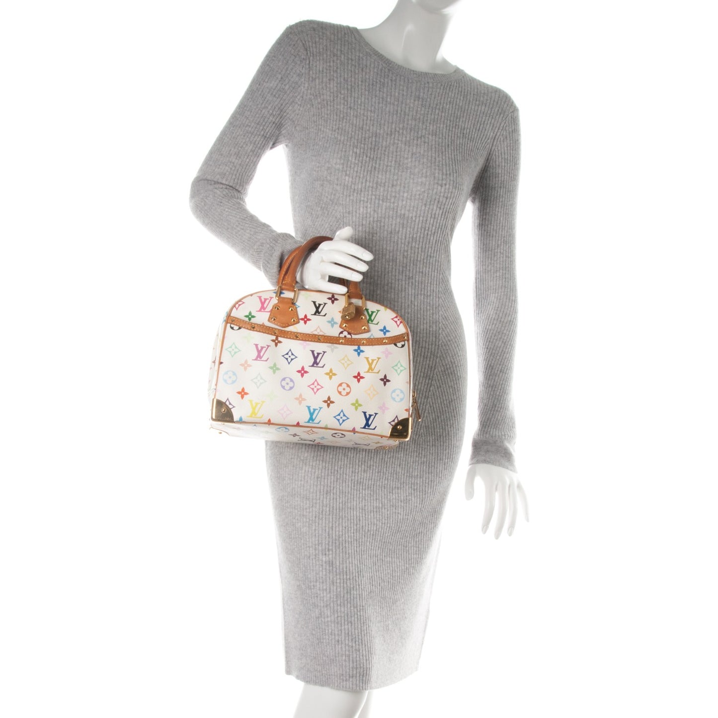 Monogram Multicolor Trouville White
