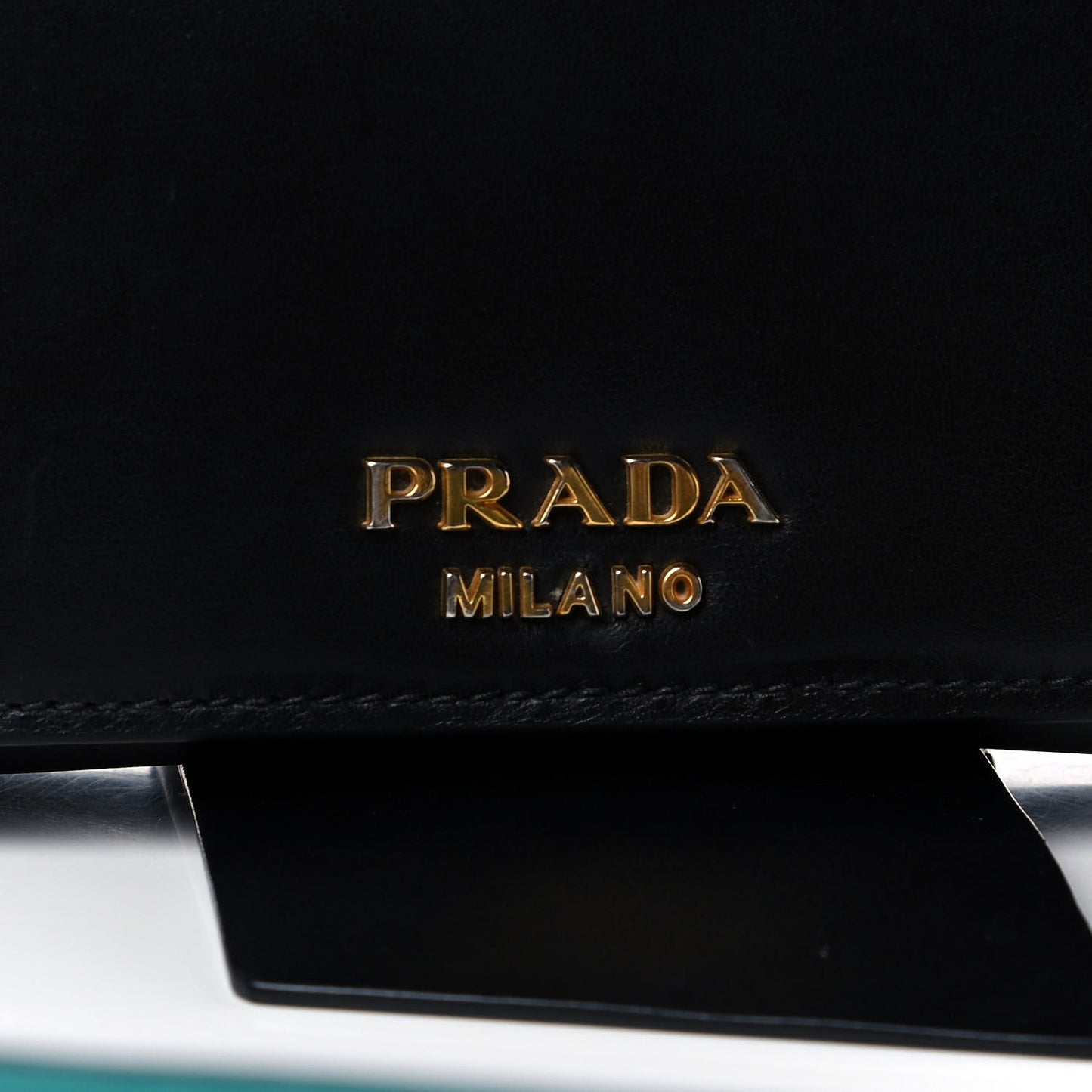 City Calf Ribbon Bag Marmo Black Giada