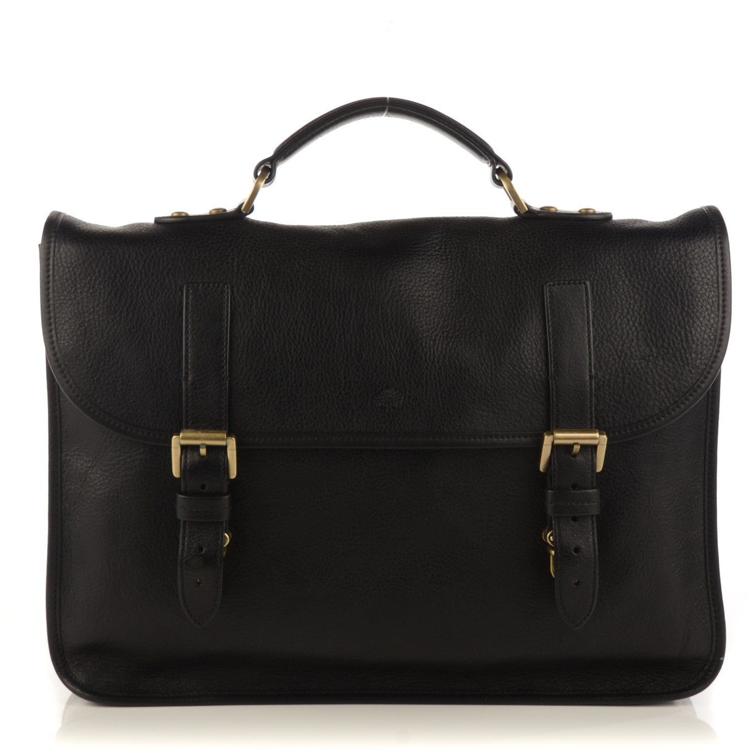Mulberry Natural Calfskin Elkington Briefcase Black 1 of 7
