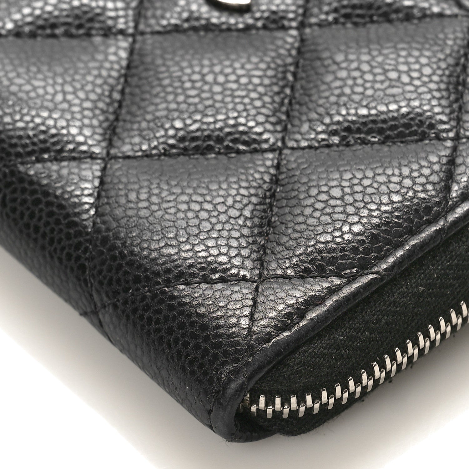 Chanel Caviar Quilted Key Holder Case Black 8 of 9