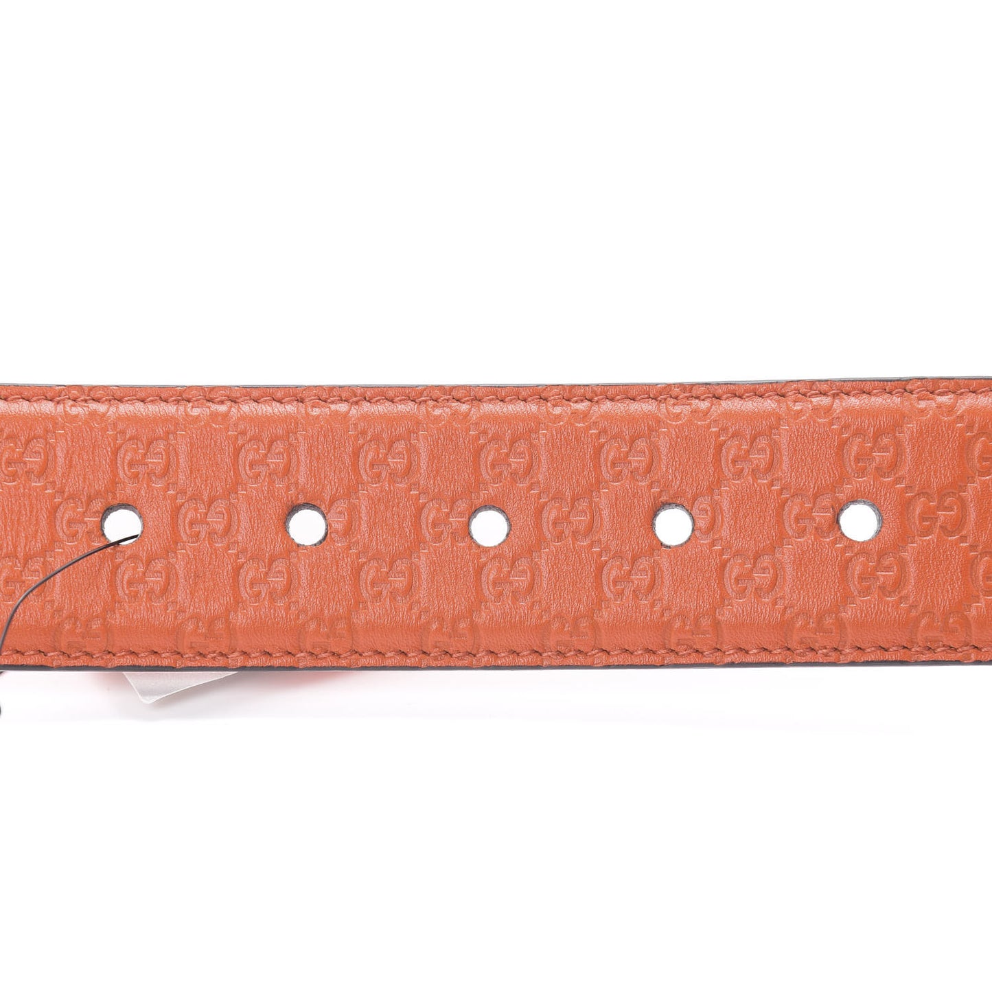 Soft Microguccissima 40mm Belt 80 32 Sun Orange