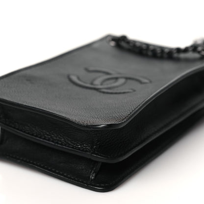 Chanel Calfskin CC Phone Holder Crossbody Black 10 of 11