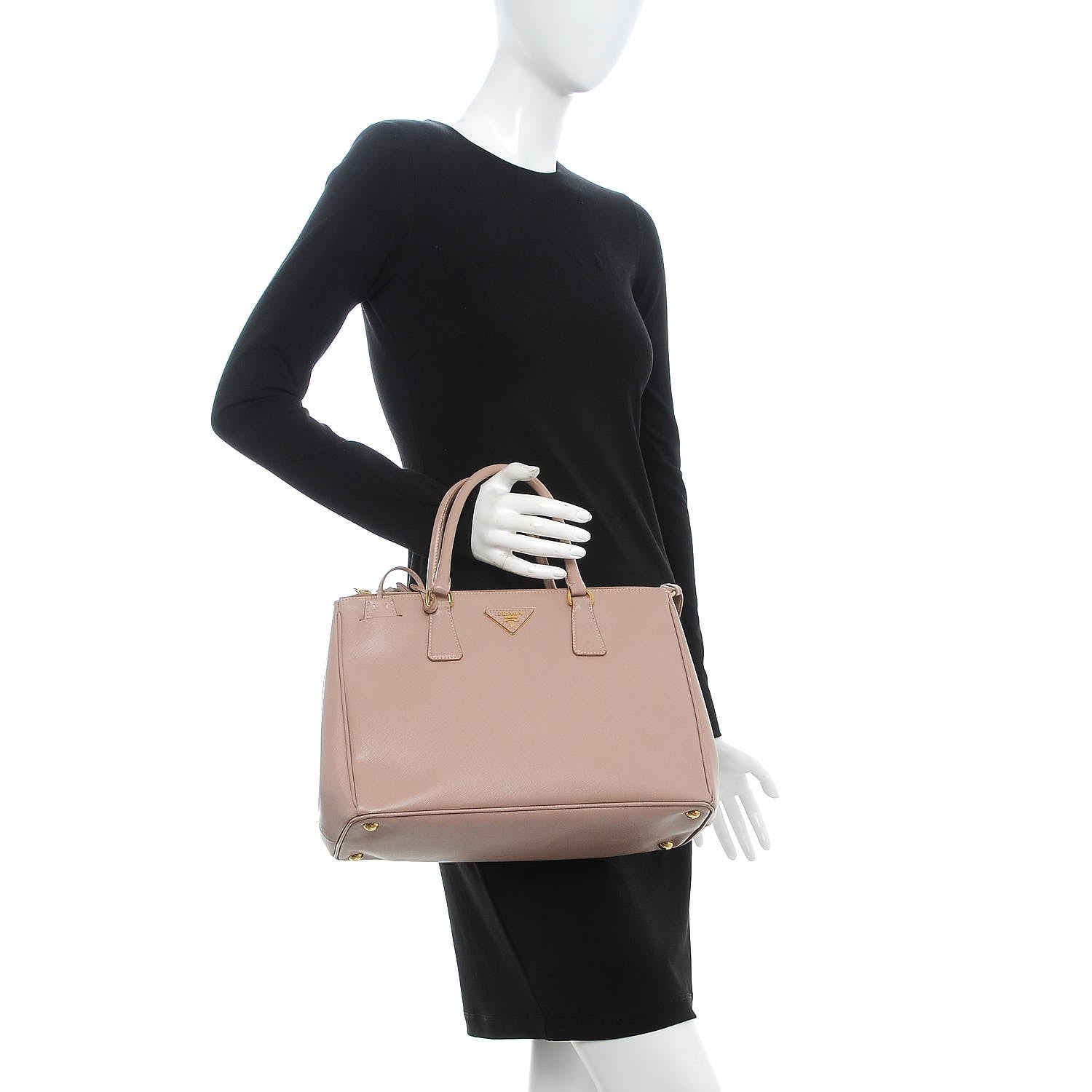 Prada Saffiano Medium Galleria Double Zip Tote Cammeo 3 of 11