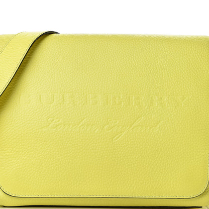 Burberry Signature Grain Small Burleigh Crossbody Bag Neon Yellow 8 of 18