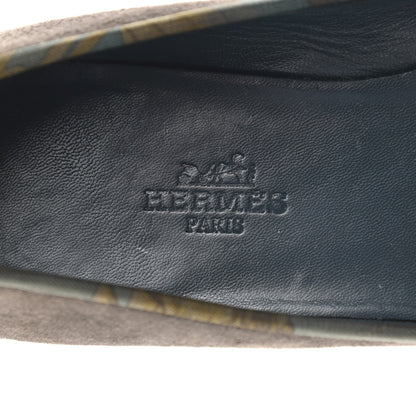 Hermes Suede Flats 36 Grey 7 of 7