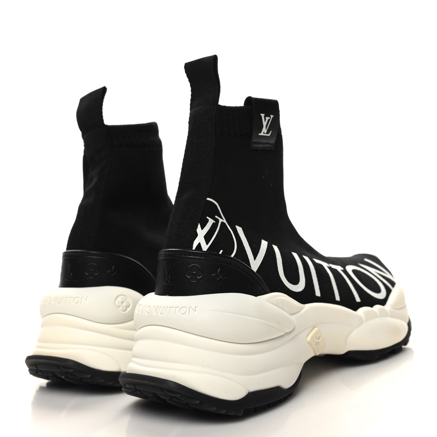 Stretch Fabric Run 55 Sneaker Boots 35 Black
