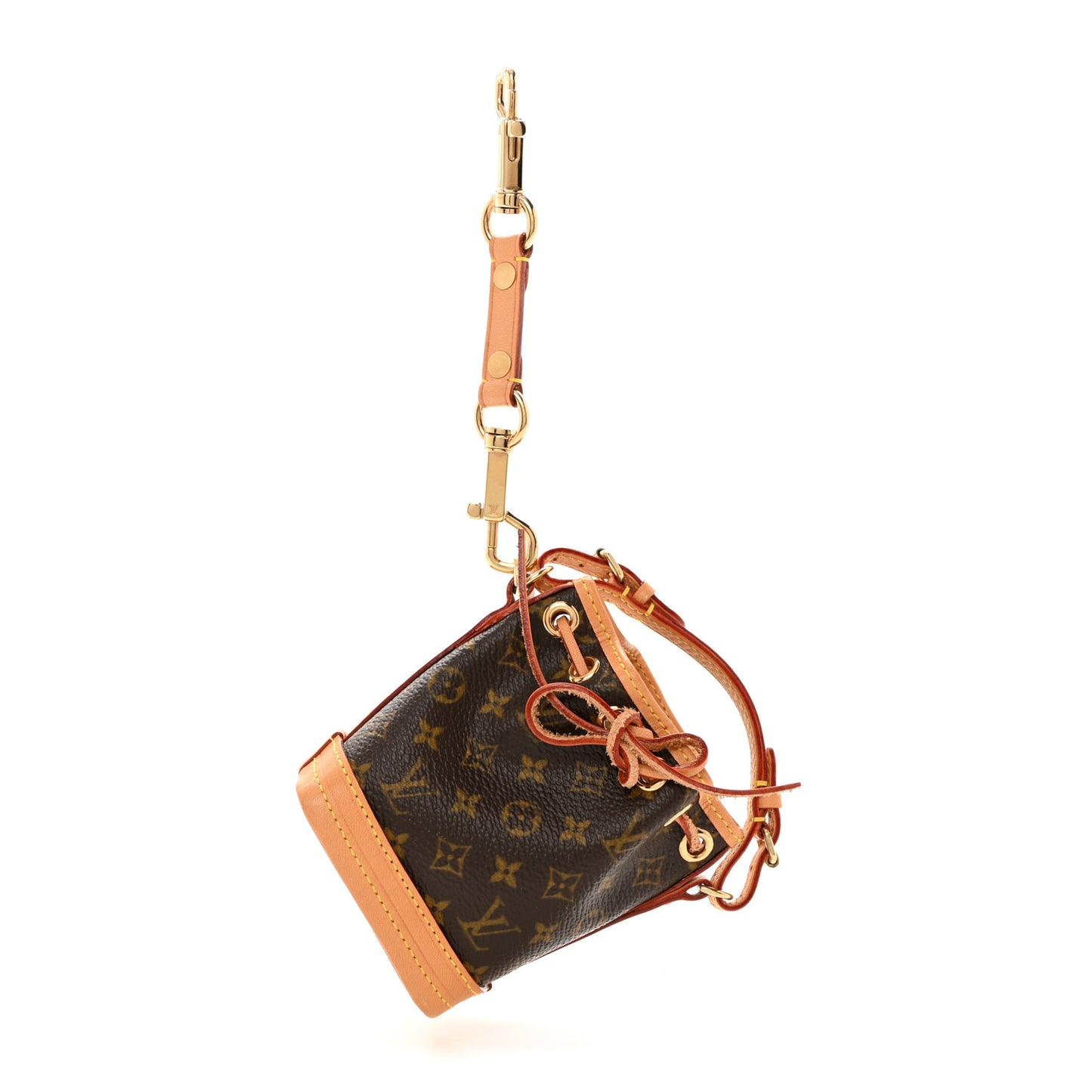 Monogram Micro Noe Bag Charm Key Ring