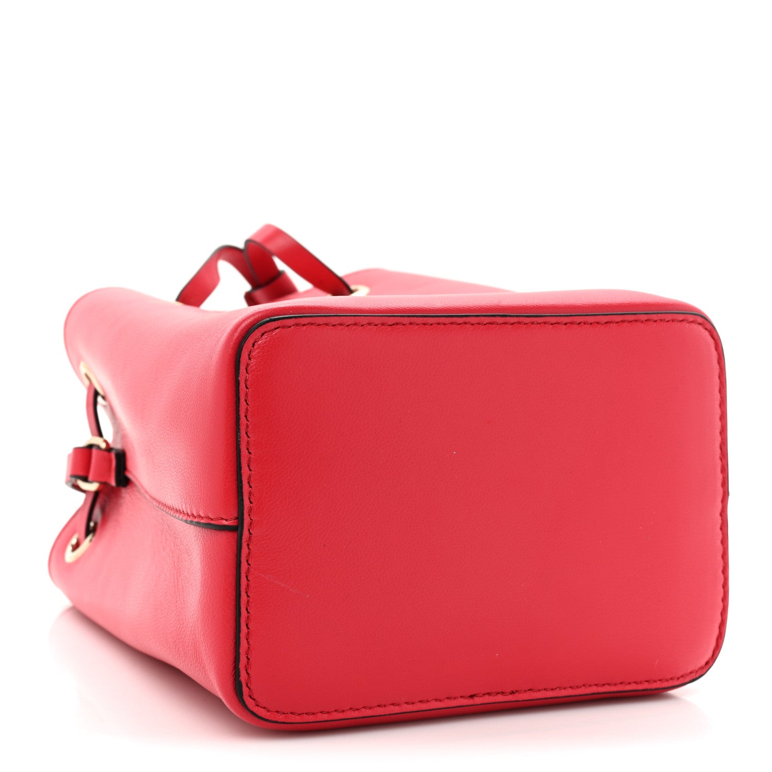 Valentino Garavani Nappa Mini Vlogo Bucket Bag Rouge Pur 4 of 12