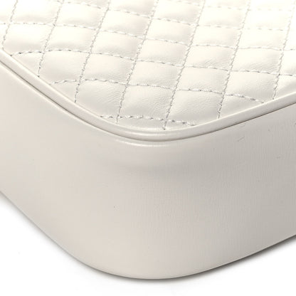 Gucci Calfskin Web Trapuntata Small Shoulder Bag Off White 8 of 9