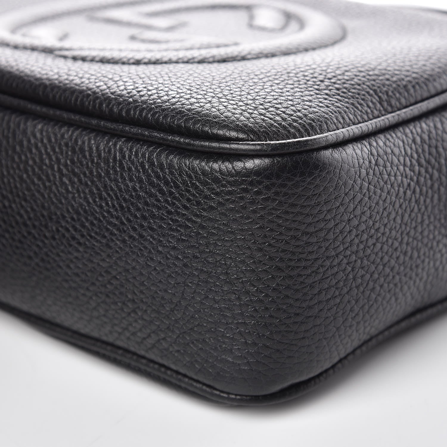 Gucci Pebbled Calfskin Small Soho Disco Bag Black 8 of 9