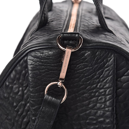 Alexander Wang Pebbled Lambskin Rocco Black Rose Gold Hardware 9 of 9