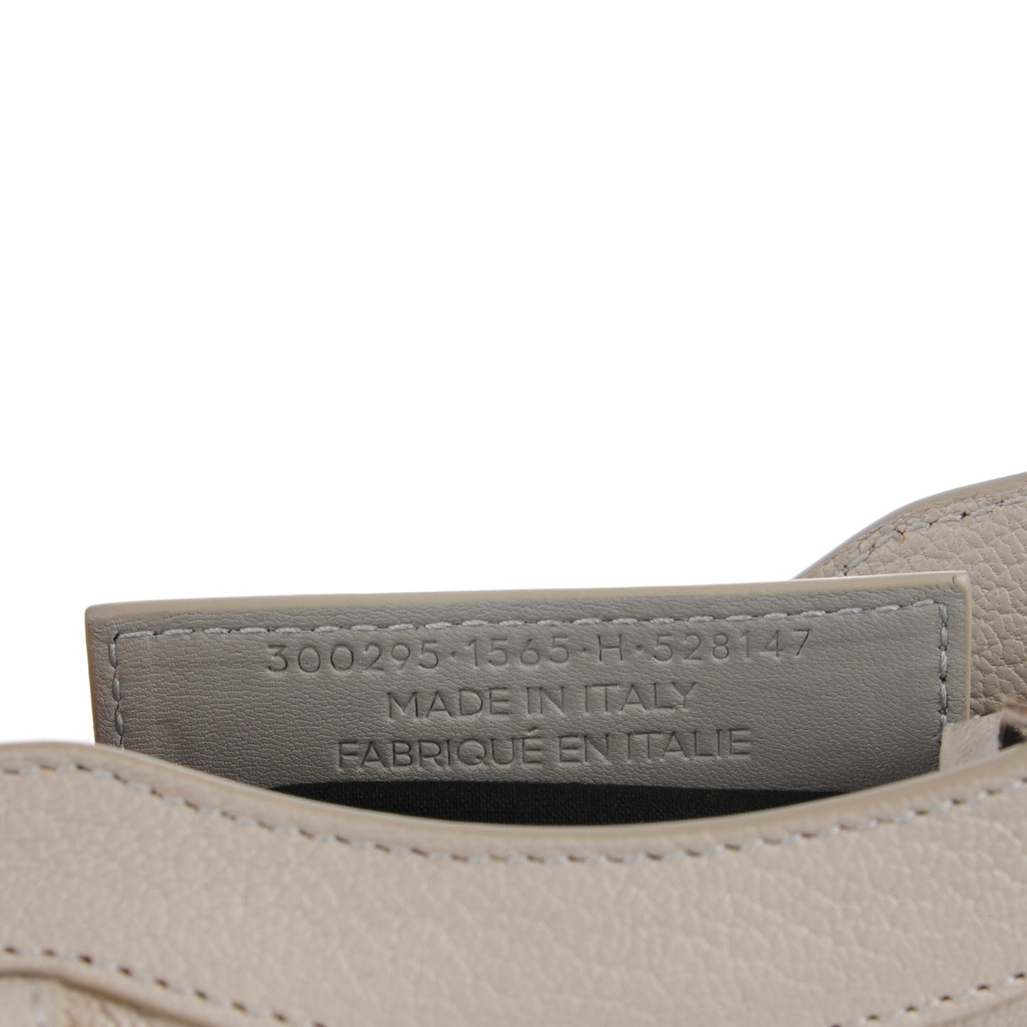 Chevre Gold Metallic Edge Hardware Mini City Gris Clair Gris Perle