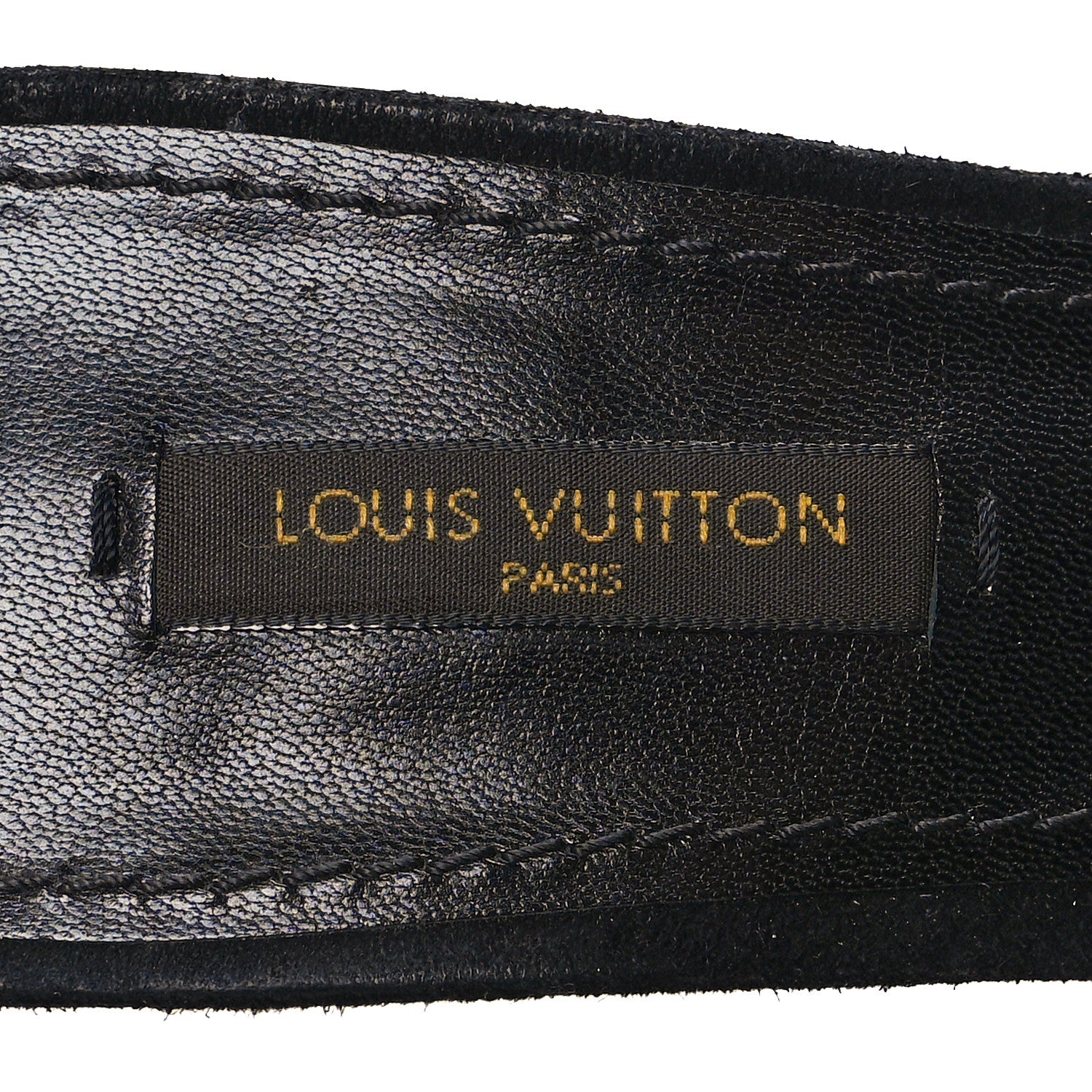 Louis Vuitton Patent Crystal Sandals 37.5 Black 7 of 7