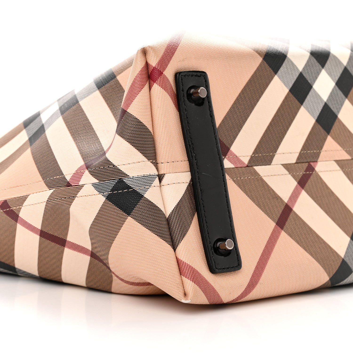 Burberry Supernova Check Large Nickie Tote Black 11 of 14