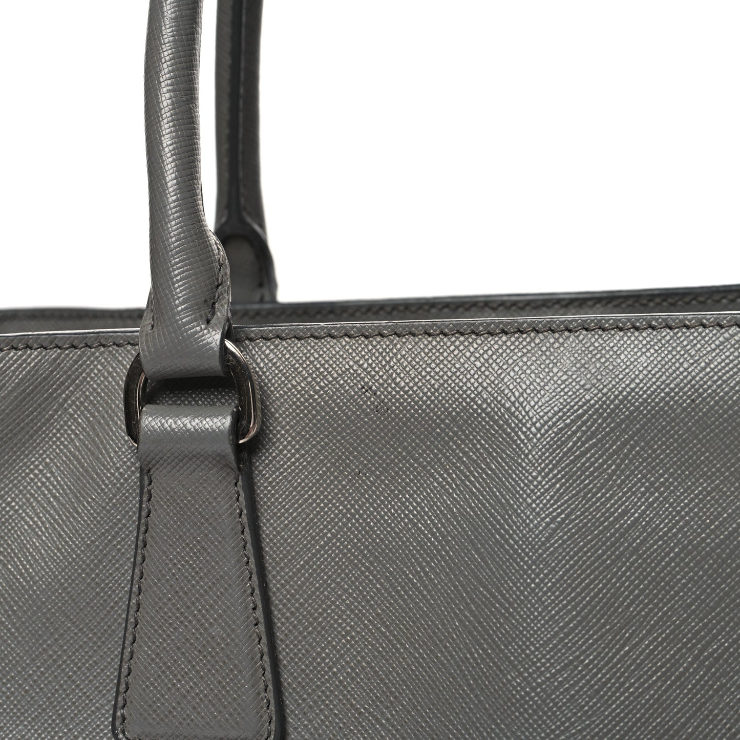 Saffiano Medium Galleria Double Zip Tote Marmo