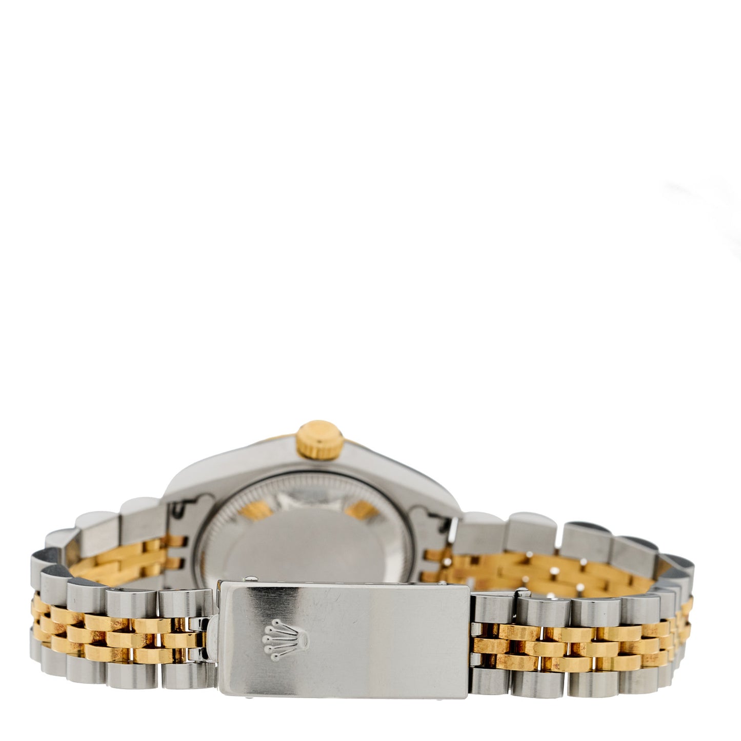 Stainless Steel 18K Yellow Gold Diamond 26mm Oyster Perpetual Datejust Watch White 69173