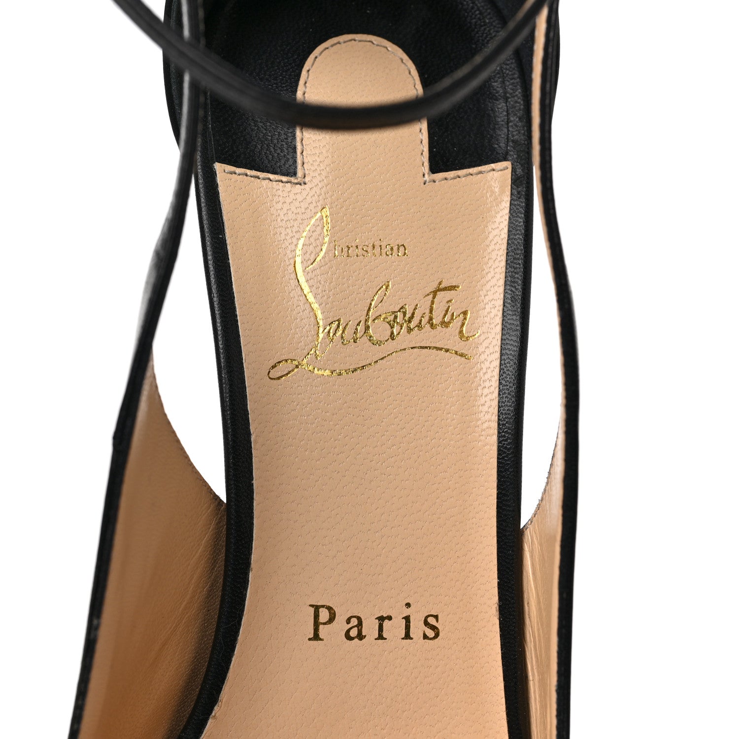 Christian Louboutin Kid Mascara 70 Pumps 37.5 Black 7 of 10