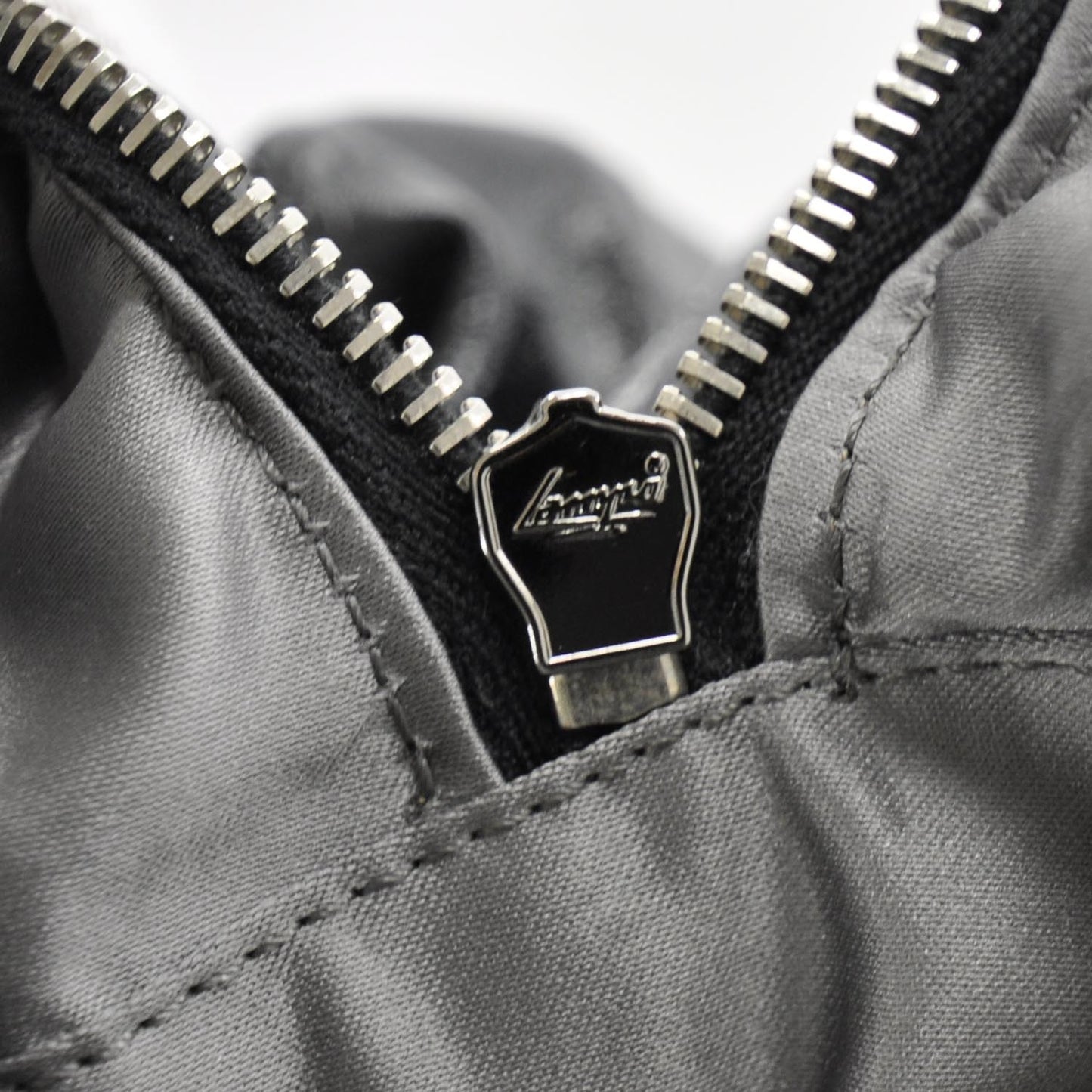 Leather Twisted Large Tote Black