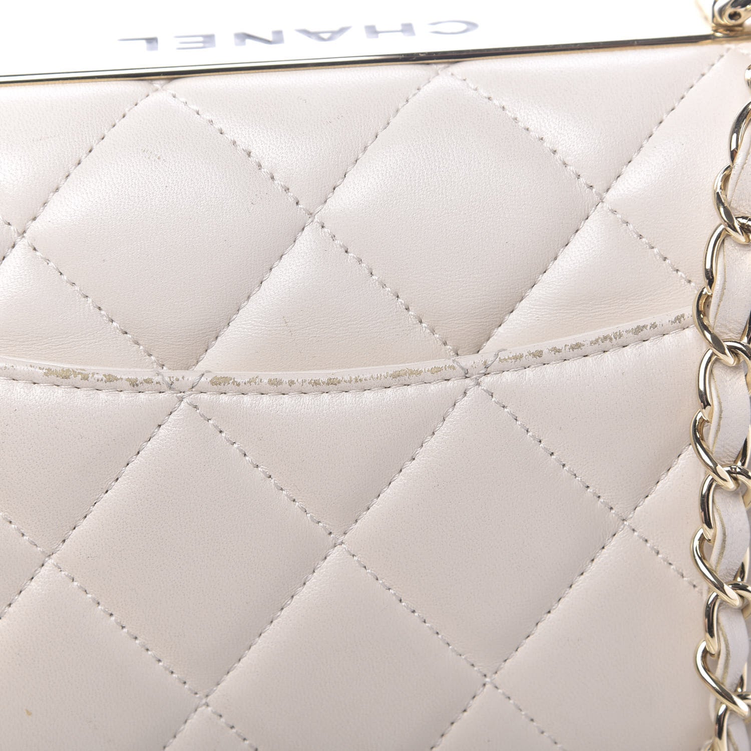 Chanel Lambskin Quilted Small Trendy CC Dual Handle Flap Bag Grey 14 of 16