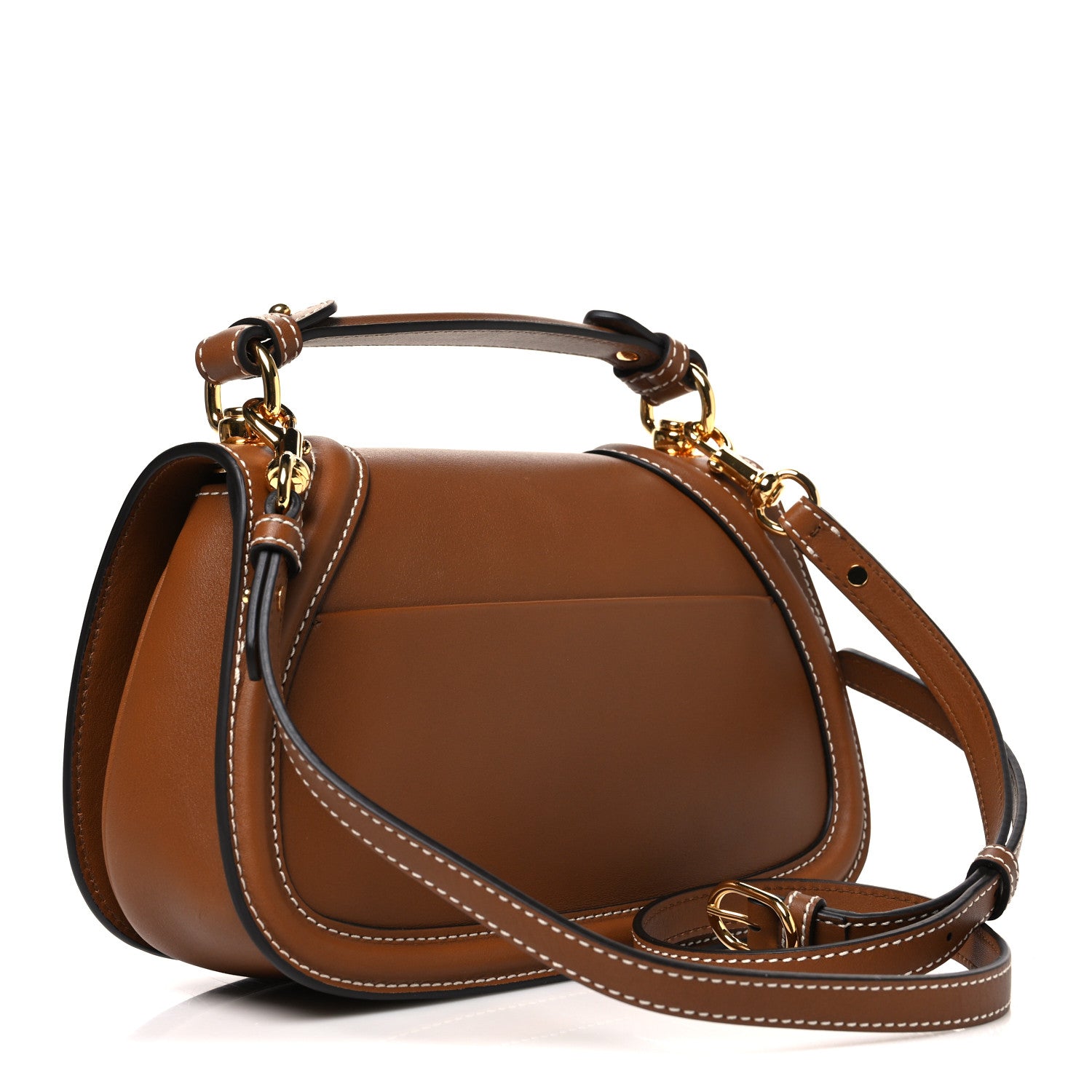 Gucci Roxy Calfskin Medium Blondie Top Handle Bag Brown 3 of 10