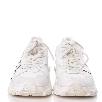 Valentino Garavani Calfskin VLTN Mens Bounce Sneakers 42 White 2 of 21