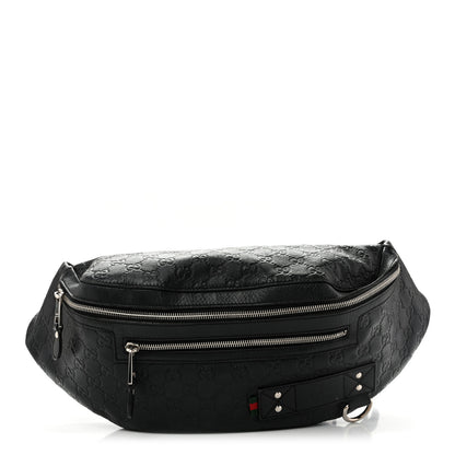 Gucci Guccissima Web Belt Bag Black 1 of 12