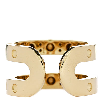 Roberto Coin 18K Yellow Gold Double Symphony Pois Moi Band Ring 47 4.25 1 of 5