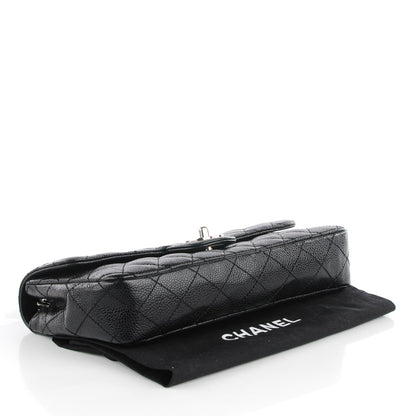 Chanel Caviar Quilted East West Flap Black 4 of 8