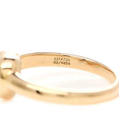 Chopard 18K Yellow Gold Diamond Happy Heart Ring 52 6 5 of 7