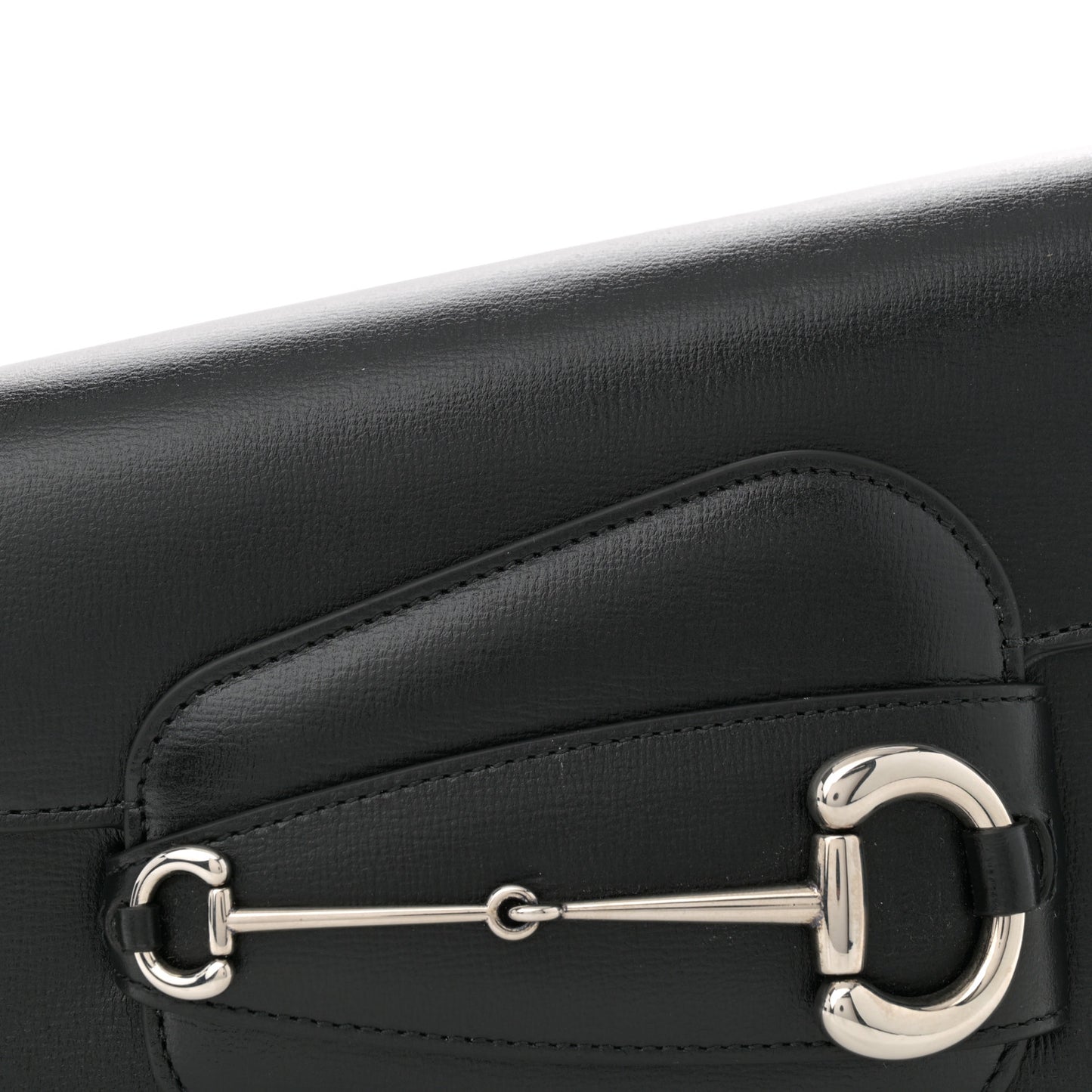 Demetra Small Horsebit 1955 Asymmetric Shoulder Bag Black